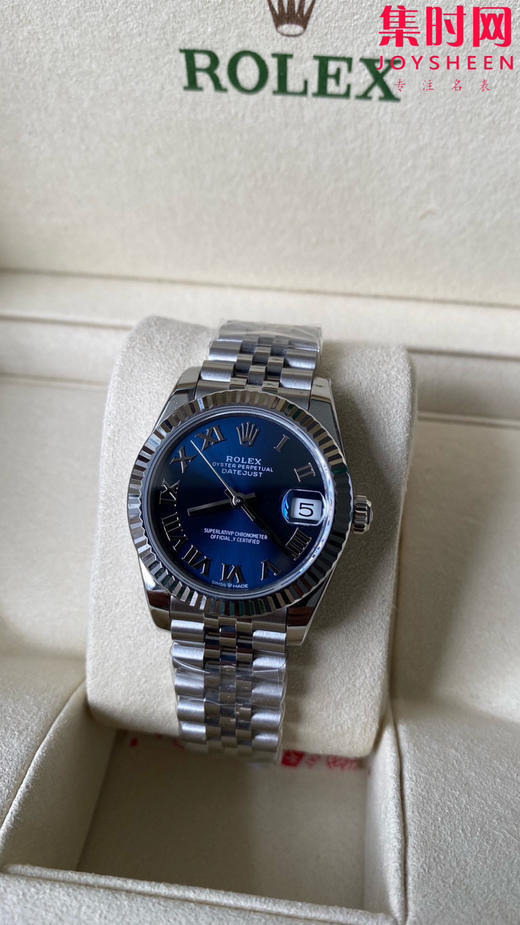 劳力士GS日志31系列 女款日志31mm 蓝罗马面 女士腕表 2236机 新品劳力士女款蚝式日志型腕表31mm 到货 商品图2