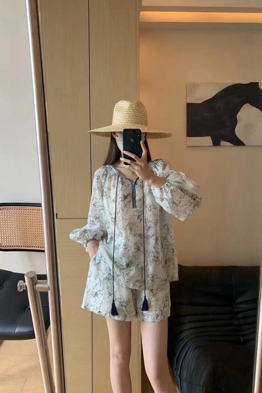 SUMMER & SAGE 度假风防晒衬衫短裤套装 20675 商品图4