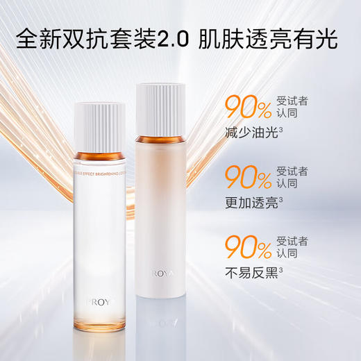 【珀莱雅双抗水乳套装】添加烟酰胺和传明酸精华 高能抗氧 改善暗沉更透亮 商品图3