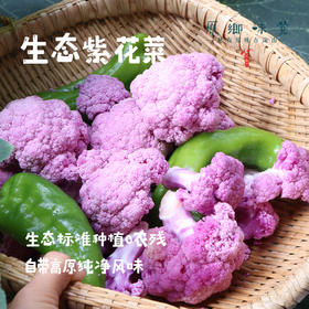 【预售7月5号/6号发货】生态高原紫花菜（农场直发-顺丰包邮）|紫花菜3.5—4斤装，来自四川小金，生产者：吴明清【合作生产，公平贸易