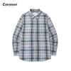 covernat韩国潮牌多种颜色纯棉时尚透气格子衬衫2024春夏新品CO2401SH07 商品缩略图0