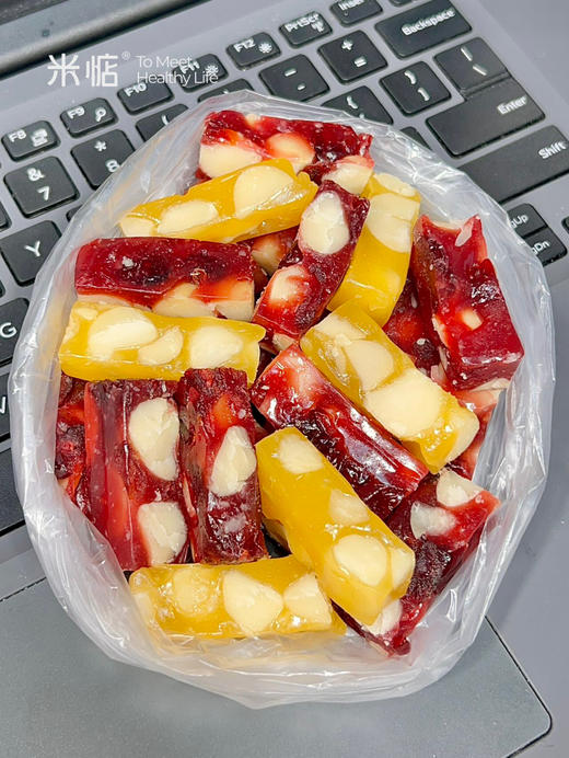 鸡脚筋在这！！超多新品！4件包邮！好吃到上头！宝藏健康小零食🎁『米惦嘴馋零食合集③』鸡脚筋、牛轧饼、洛神花果脯、蛋卷、酥饼、豆皮辣片、红茶饼干、番薯干、软糖、芋头条... 商品图13