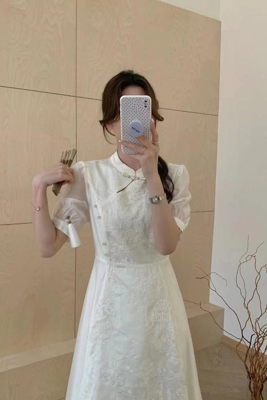 Stay2Weeks 中式改良温柔风刺绣连衣裙 20713 商品图4