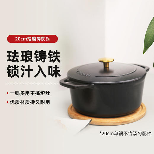 6920762538341 双立人ZWILLING 【经典之选】厨房家用煲汤炖锅铸铁锅砂锅汤锅炖煮锅珐琅锅 商品图1