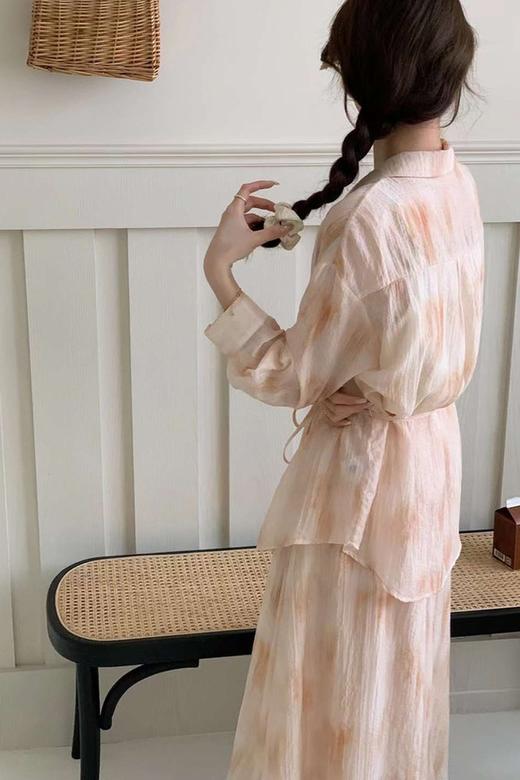 ELLA JADE 设计感晕染宽松防晒套装裙 20715 商品图5