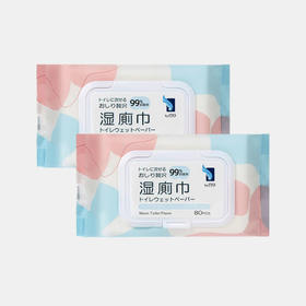 艾特柔（ITO）湿厕纸巾80抽*2包 YC