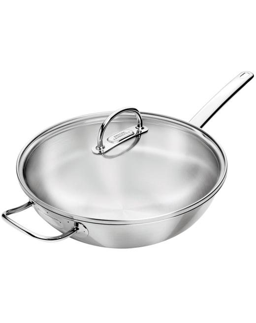 6920762523705 双立人ZWILLING 【炉灶通用】Prime 30cm 中式不锈钢炒锅炒菜锅炒锅 商品图0