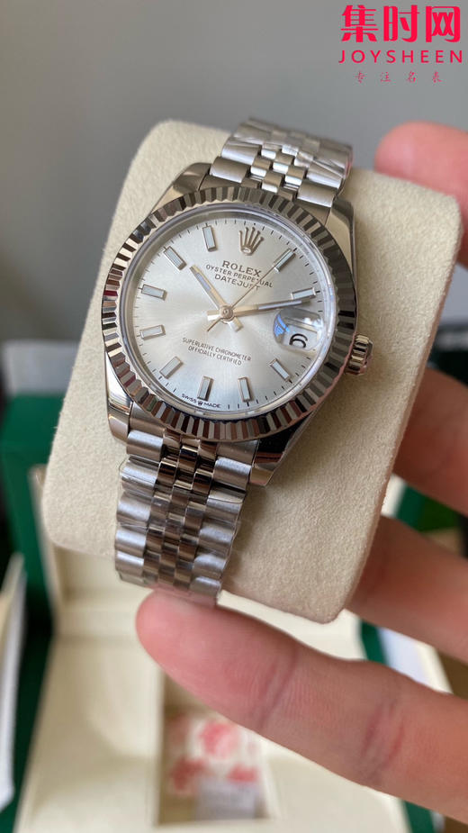 劳力士GS日志31系列 女款日志31mm 银白条丁 女士腕表 2236机 新品劳力士女款蚝式日志型腕表31mm 到货 商品图3