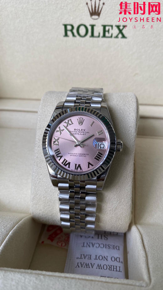 劳力士日志31系列 A+女款日志31mm 女士腕表 升级v2版 2236机 细节再次提升 新品劳力士Rolex女款蚝式日志型腕表31mm 粉盘罗马 到货 商品图2