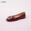 Westory2025年秋季舒软平底方头单鞋通勤百搭浅口鞋S25CE76051 商品缩略图3