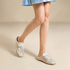 千百度蝴蝶结银色德训包头拖女款薄底平底一脚蹬拖鞋A25283801 商品缩略图2