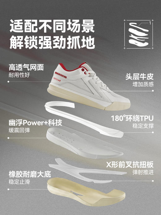 【积分兑换】有志者UZIS全天一代V2板鞋篮球鞋男新款专业实战跑步运动休闲鞋子 商品图2