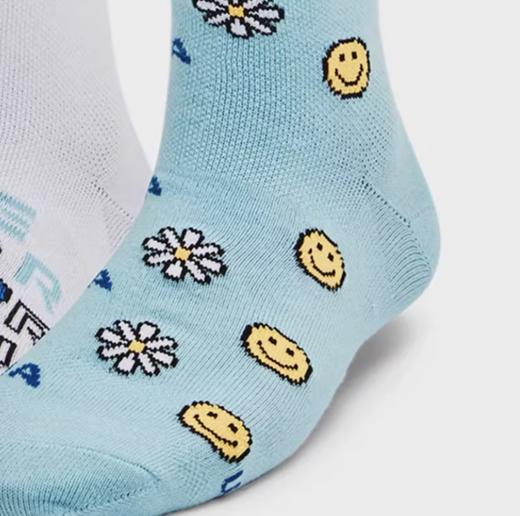 【双十一专享11.12】安德玛UA Essential女子训练跑步短筒袜-3双装低筒袜1384025-103 商品图4