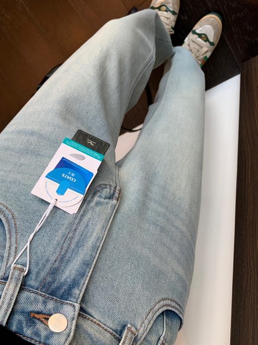 重磅土耳其天丝汉麻高腰显瘦水洗直筒窄腿牛仔裤 商品图2