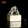 孤品016940-精品实心纯银质龟钮方章99克-2.4*2.4*3.1cm 商品缩略图0