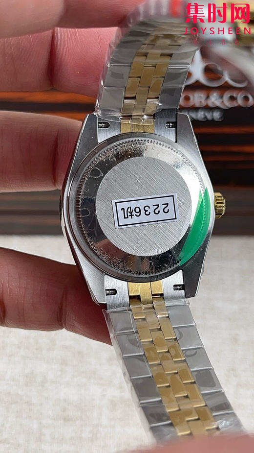 Rolex劳力士GS日志型系列 女款31mm 日志31系列 间金黑盘钻面 女士腕表 搭载改Cal.2236 商品图3
