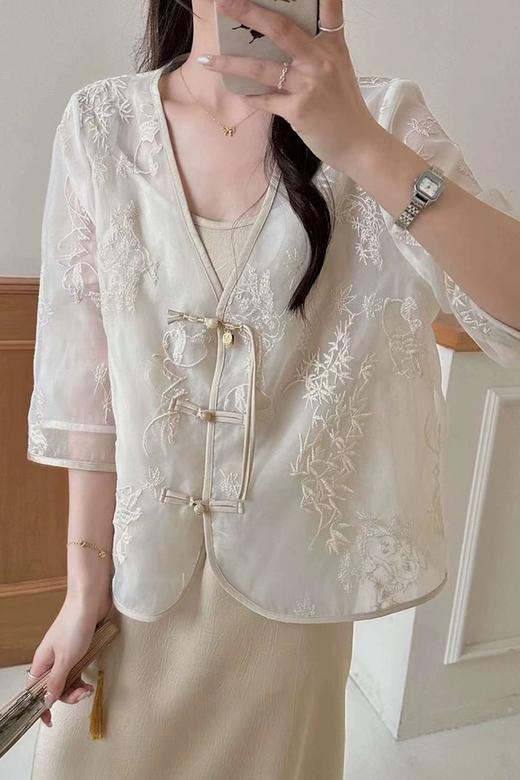 ELLA JADE 新中式禅意刺绣套装裙 20683 商品图2