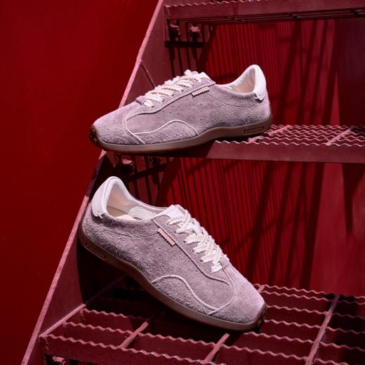 响午女鞋时尚薄底缓震防水牛反绒运动芭蕾鞋【HZ】 商品图1