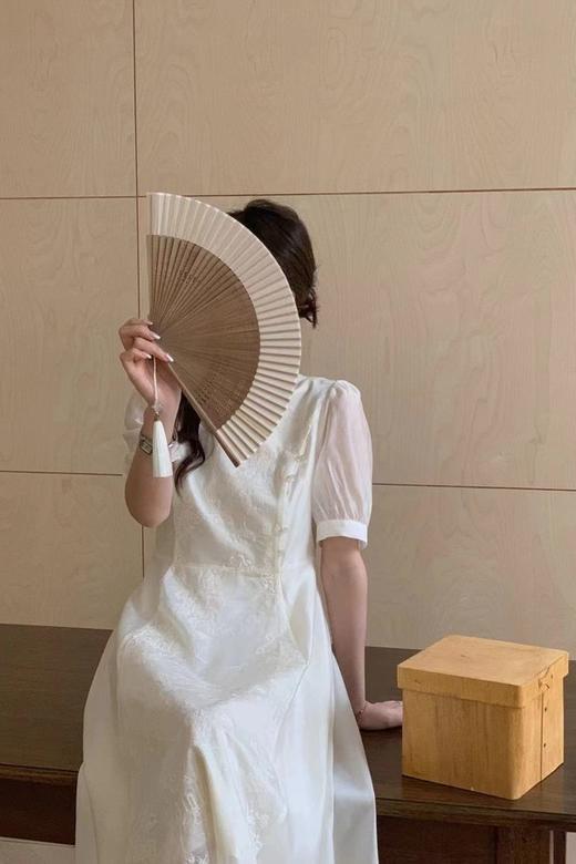 Stay2Weeks 中式改良温柔风刺绣连衣裙 20713 商品图6