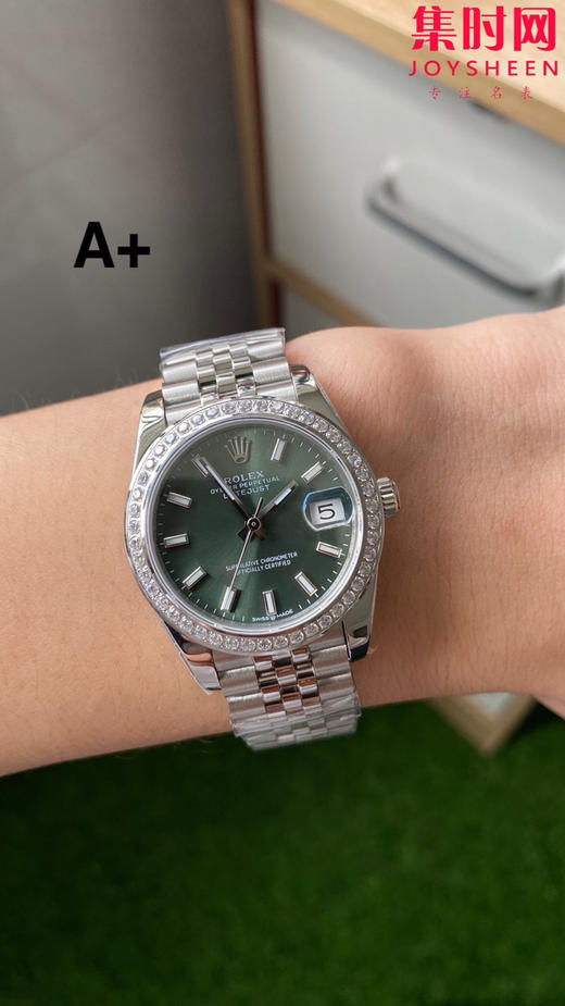 劳力士日志31系列 A+女款日志31mm 女士腕表 升级v2版 2236机 细节再次提升 新品劳力士Rolex女款蚝式日志型腕表31mm 薄荷绿 到货 商品图8