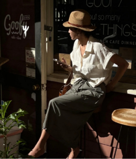 ♥️【法式巴拿马草帽】度假美拍不可或缺，🌷为你的夏日添一抹清凉 夏天来啦☺️，带上我的新宠﹣﹣法式巴拿马草编礼帽，🎈美美哒出游去海岛！