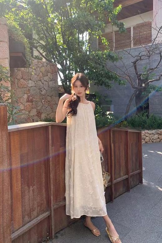 ANSUABEL 度假浪漫提花无袖连衣裙 20526 商品图5