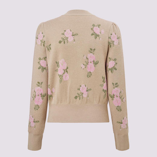 浪漫慵懒金属纽扣优雅针织外套女秋高级优雅气质感(货号:MF85JA753X2002) 商品图4