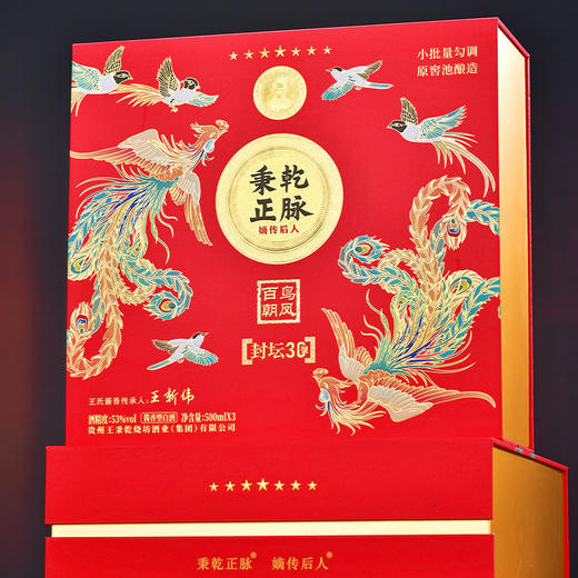 【超值3瓶装】秉乾正脉 王氏嫡传后人封坛酒500ml*3/盒 商品图2