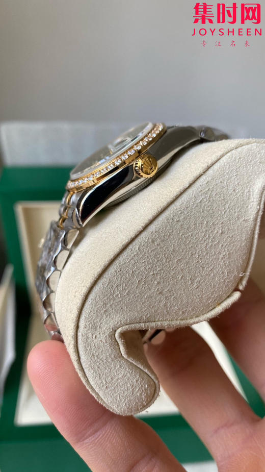 劳力士GS日志31系列 女款日志31mm 间金花朵盘钻圈 女士腕表 2236机 新品劳力士女款蚝式日志型腕表31mm 到货 商品图4