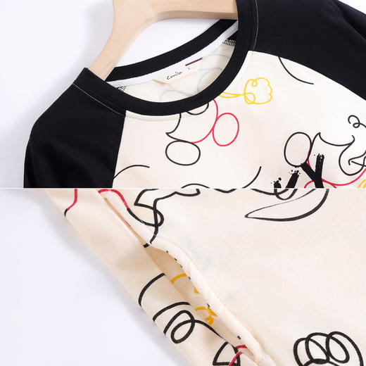 康妮雅女式长袖睡裙 商品图6