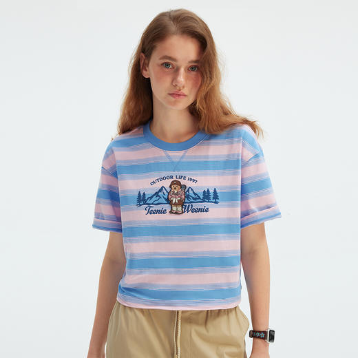 【大都会】TeenieWeenie小熊短袖圆领T恤女2025秋季新款女装 商品图0