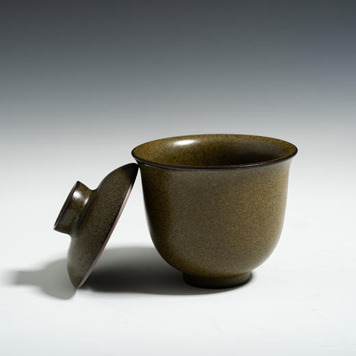 老字号 孙坑窑茶末釉盖碗非物质文化遗产龙泉青瓷 商品图1