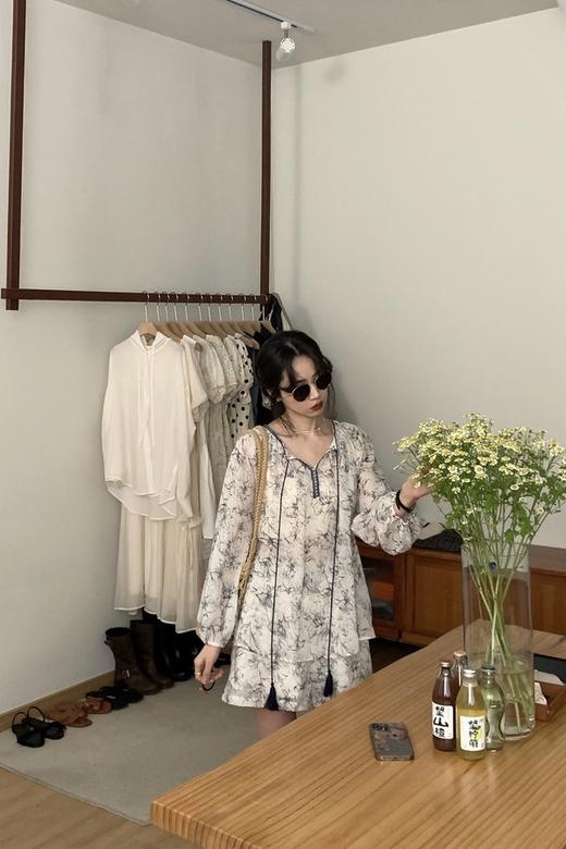 SUMMER & SAGE 度假风防晒衬衫短裤套装 20675 商品图1