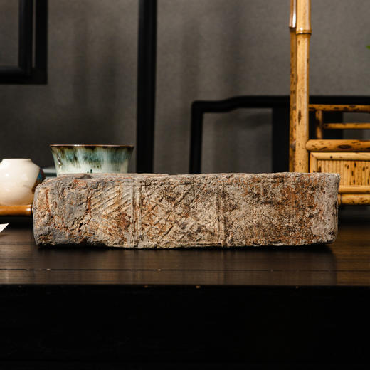 令长大泉五千二千石饕餮纹古砖制砚 商品图3