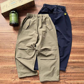2025春季男女儿童山系户外露营休闲凉感速干耐磨宽松伞兵长裤！