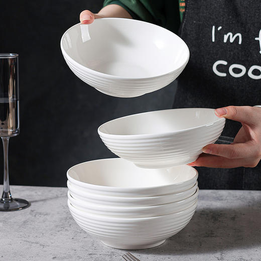 出口日本7英寸深盘霜月碗 6个一组 商品图3