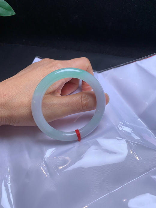 620329，52飘绿细圆条，清新干净，一截带绿底，干净秀气 商品图5