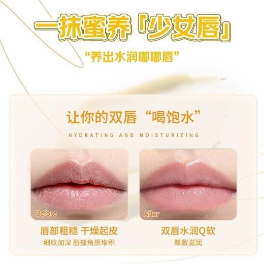 paul frank大嘴猴倍润唇膏滋润保湿防干裂护唇膏光泽柔滑秋冬便携效期27年6月蜂蜜味 商品图3