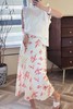 Le Malene 米色暗纹碎花高腰半裙 20680 商品缩略图2