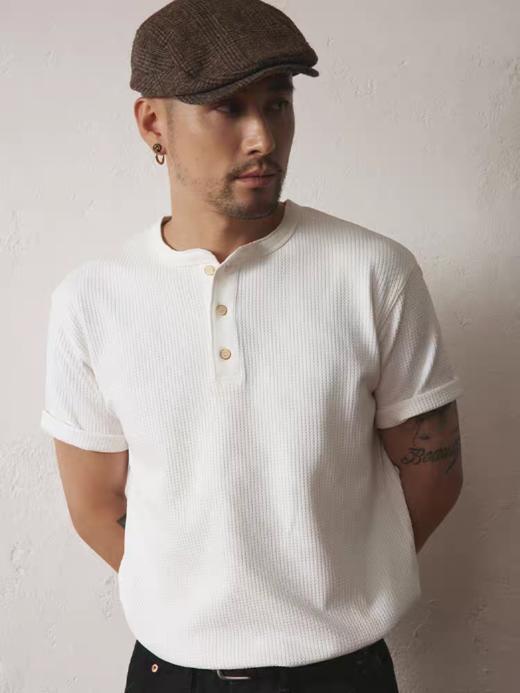 SUPERTOFU(SPTF)/RC-SS25-T035/亨利领短袖T恤 商品图0