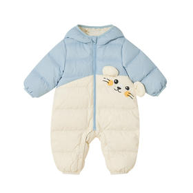 Cucutas婴童羽绒连体服CY25WIW216粉蓝（66#-90#）