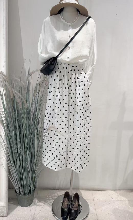 【门店同款】ENJOY夏季九分波点休闲裤 162895249 商品图0