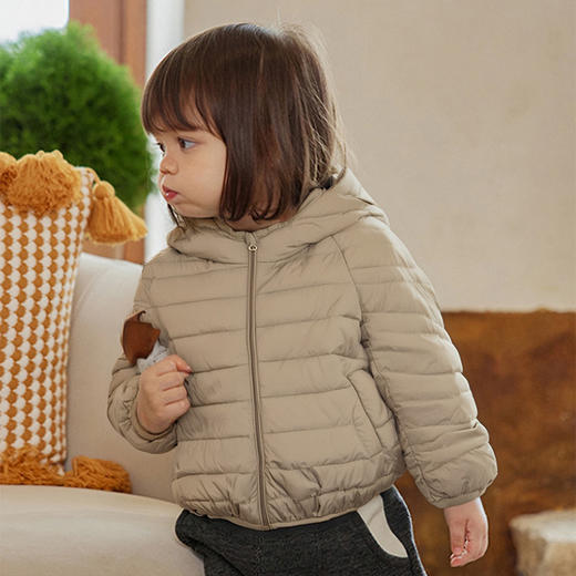 Cucutas幼童羽绒服CY25WIW581中国红/黑色/粉色/紫色/粉绿/浅卡其（90#-140#） 商品图3