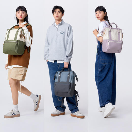 森马包包双肩包男士旅游轻便女大学生包运动旅行大容量通勤背包女 商品图3
