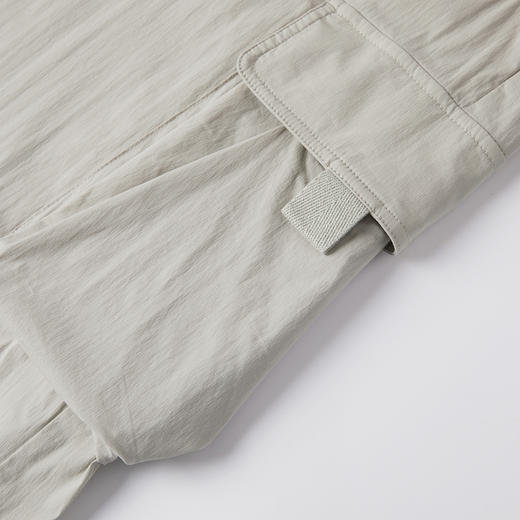 谜底阔腿裤八分裤女2025秋新品工装风松紧腰挺括大口袋253MK1105 商品图3