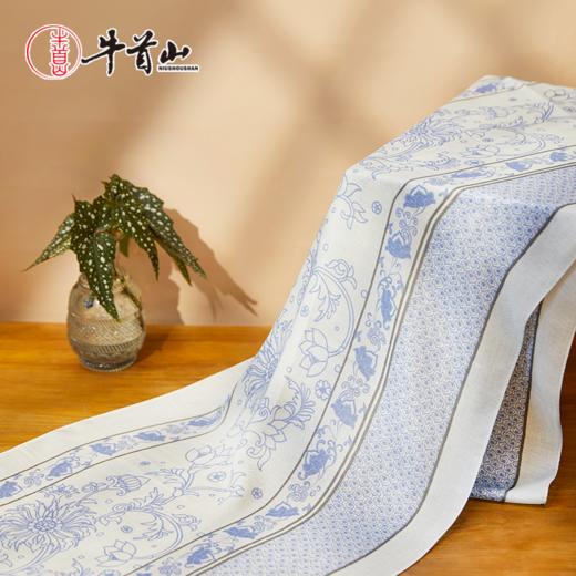 牛首山文创x万事利联名款云水禅心时尚百搭大尺寸丝巾围巾礼盒 商品图1