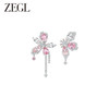 ZEGL设计师桃花邂逅系列花朵仿珍耳夹女无耳洞耳骨夹小众耳环耳饰 商品缩略图1