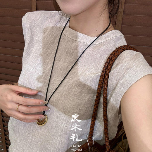 【预售7天】良木礼砂洗亚麻上衣（5055） 商品图4