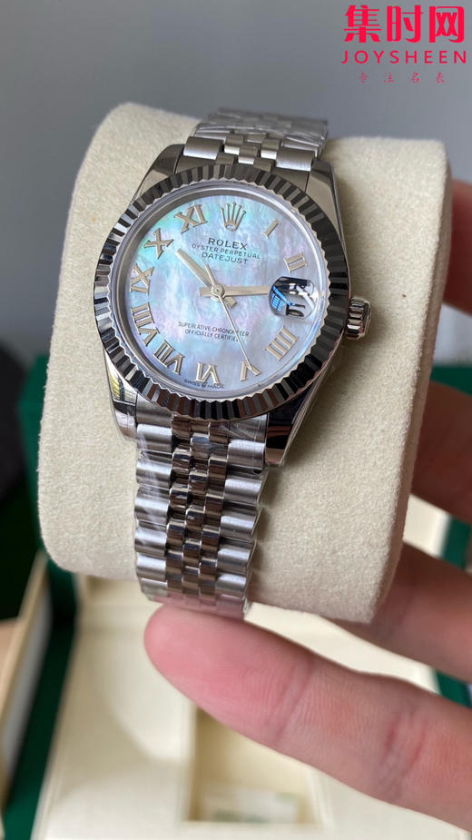 劳力士GS日志31系列 女款日志31mm 贝母罗马面 女士腕表 2236机 新品劳力士女款蚝式日志型腕表31mm 到货 商品图3