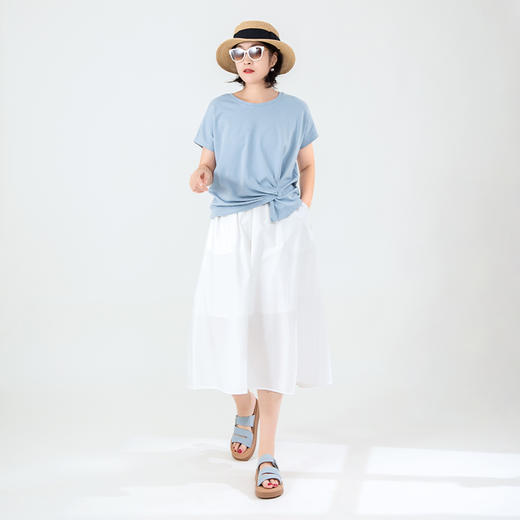 松紧腰半身裙 商品图0